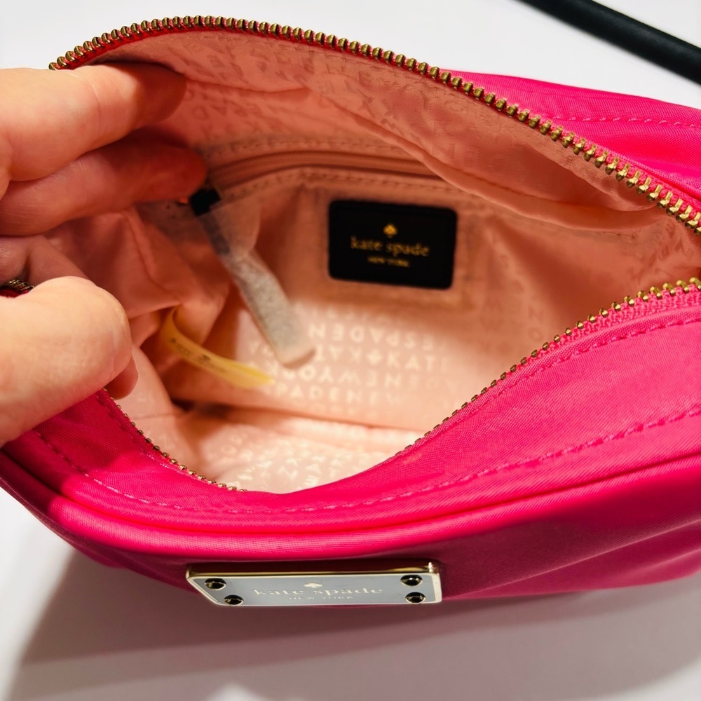 Kate Spade Pink and Black Crossbody Bag with Adjustable Strap - Picture 2 of 6